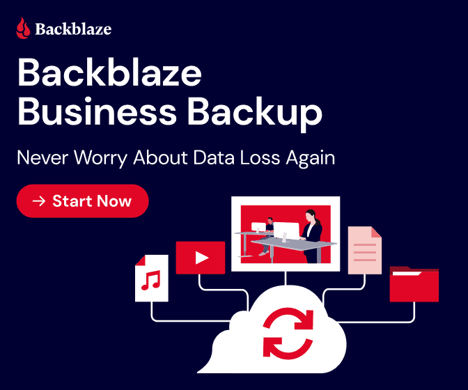 Backblaze cloud backup