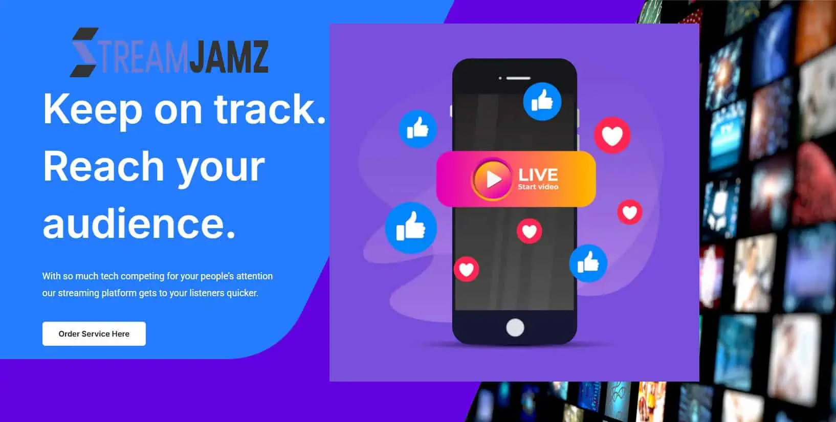 StreamJamz audio and video streaming